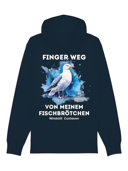 Hoodiejacke Fischbrötchen Unisex