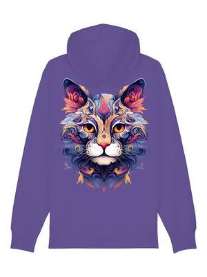 Hoodiejacke Katze Fantasie Unisex