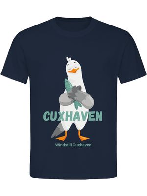 T-Shirt Normal Fit Möwe Cuxhaven Unisex T-Shirt Normal Fit Möwe Cuxhaven Unisex