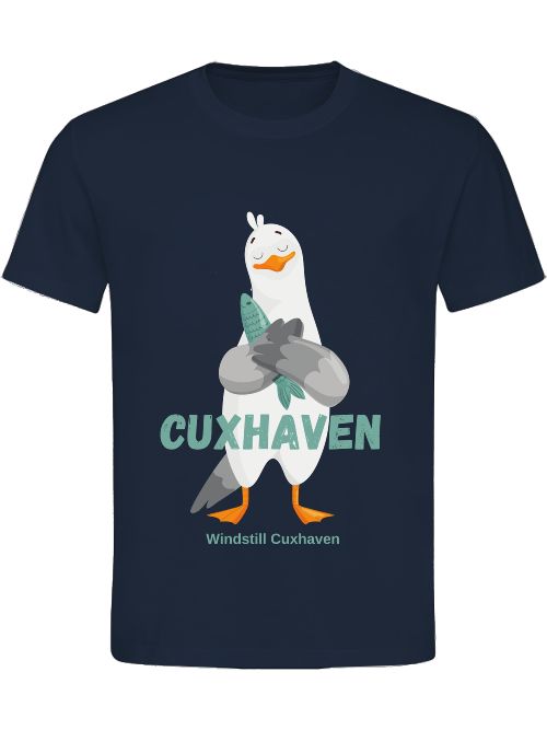 T-Shirt Normal Fit Möwe Cuxhaven Unisex