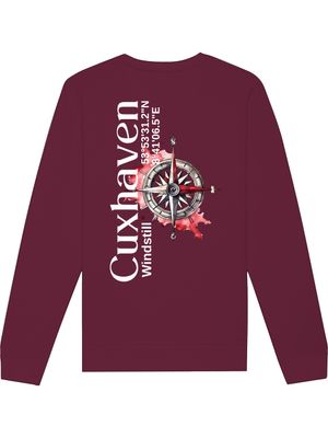 Sweatshirt Cuxhaven Roter Kompass Unisex