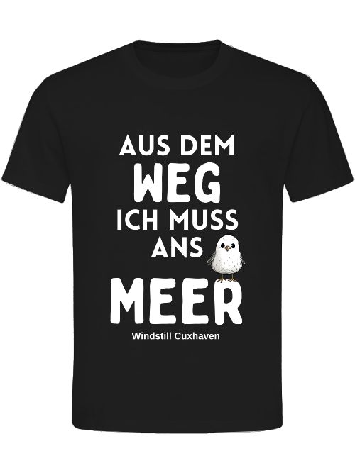 T-Shirt Normal Fit Aus dem Weg Unisex