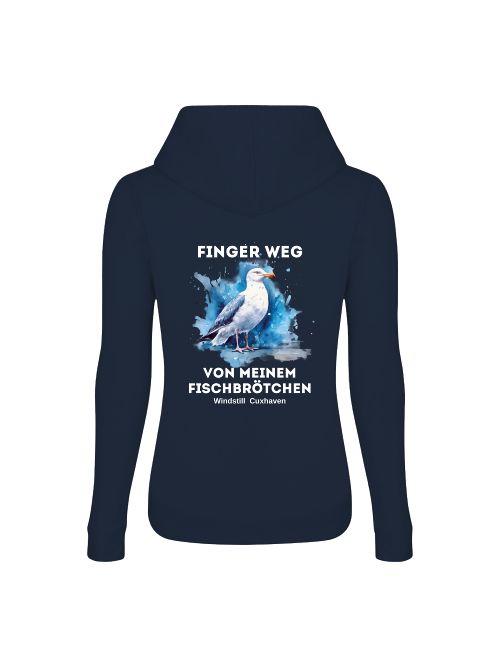 Frauen Hoodie Fischbrötchen