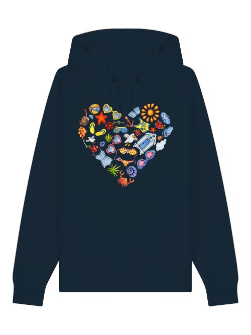 Premium Bio Hoodie Meerherz Unisex