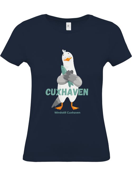 T-Shirt Slim Fit Möwe Cuxhaven