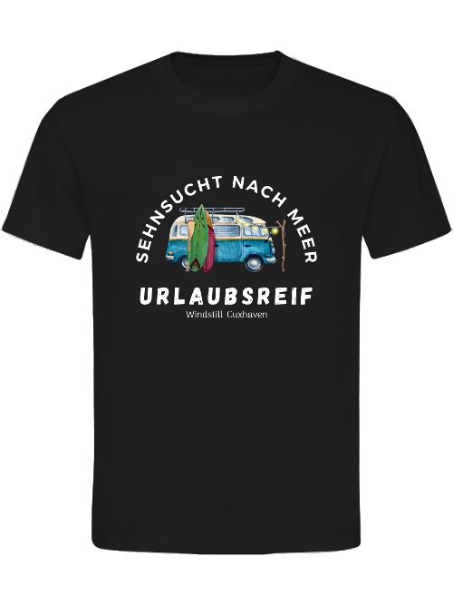 T-Shirt Normal Fit Urlaubsreif Cuxhaven Unisex