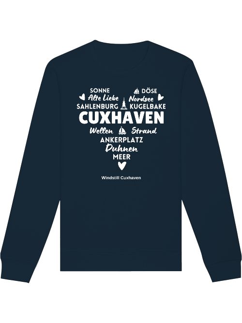 Sweatshirt Cuxhaven Herz Unisex