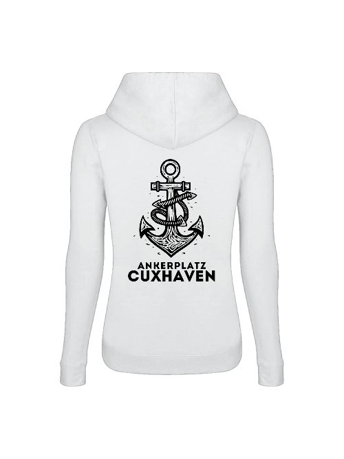 Frauen Hoodie Ankerplatz Cuxhaven