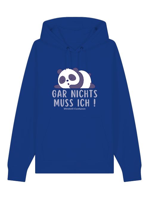 Premium Bio Hoodie Panda Gar nichts Unisex