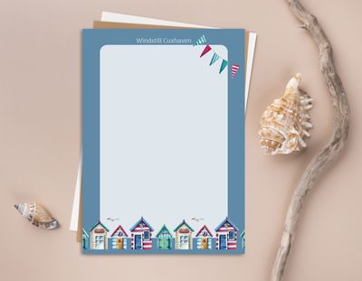 Notizblock A6 "Strandhäuser"