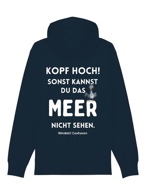 Hoodiejacke Kopf Hoch Unisex