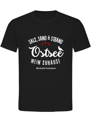 T-Shirt Normal Fit Ostsee Mein Zuhause Unisex