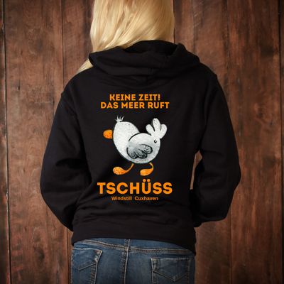Frauen Hoodie Möwe Tschüss