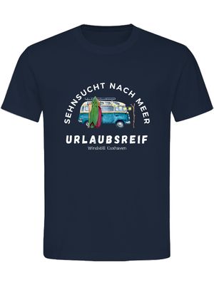 T-Shirt Normal Fit Urlaubsreif Cuxhaven Unisex