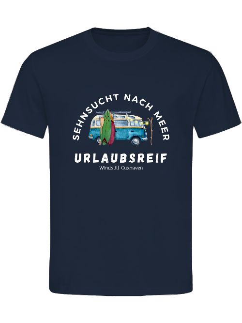 T-Shirt Normal Fit Urlaubsreif Cuxhaven Unisex
