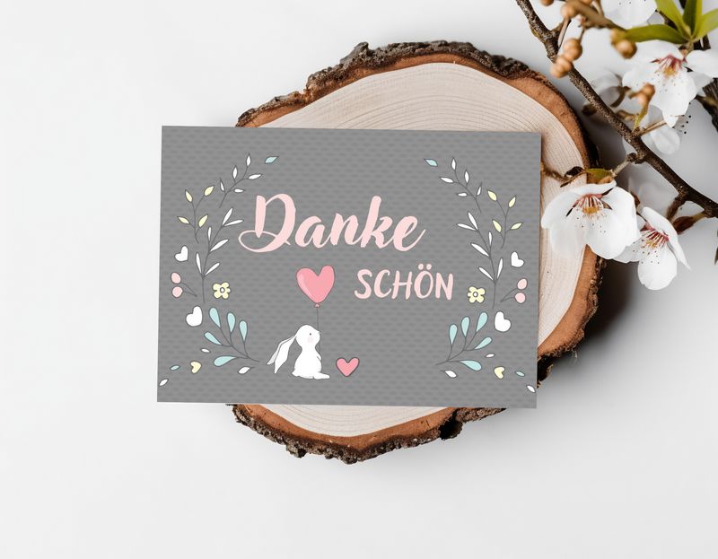 Postkarte "Dankeschön"