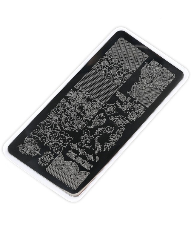 Stamping plate #4 Lace