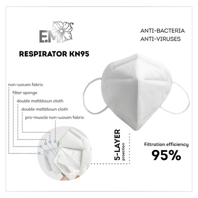 Respirator Mask KN95, 10 pcs