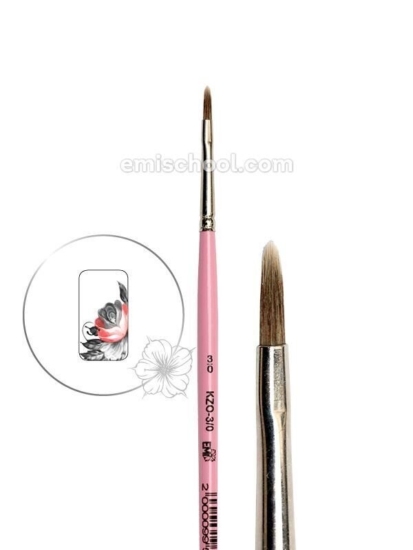 Brush for Zhostovo painting Oval #3/0