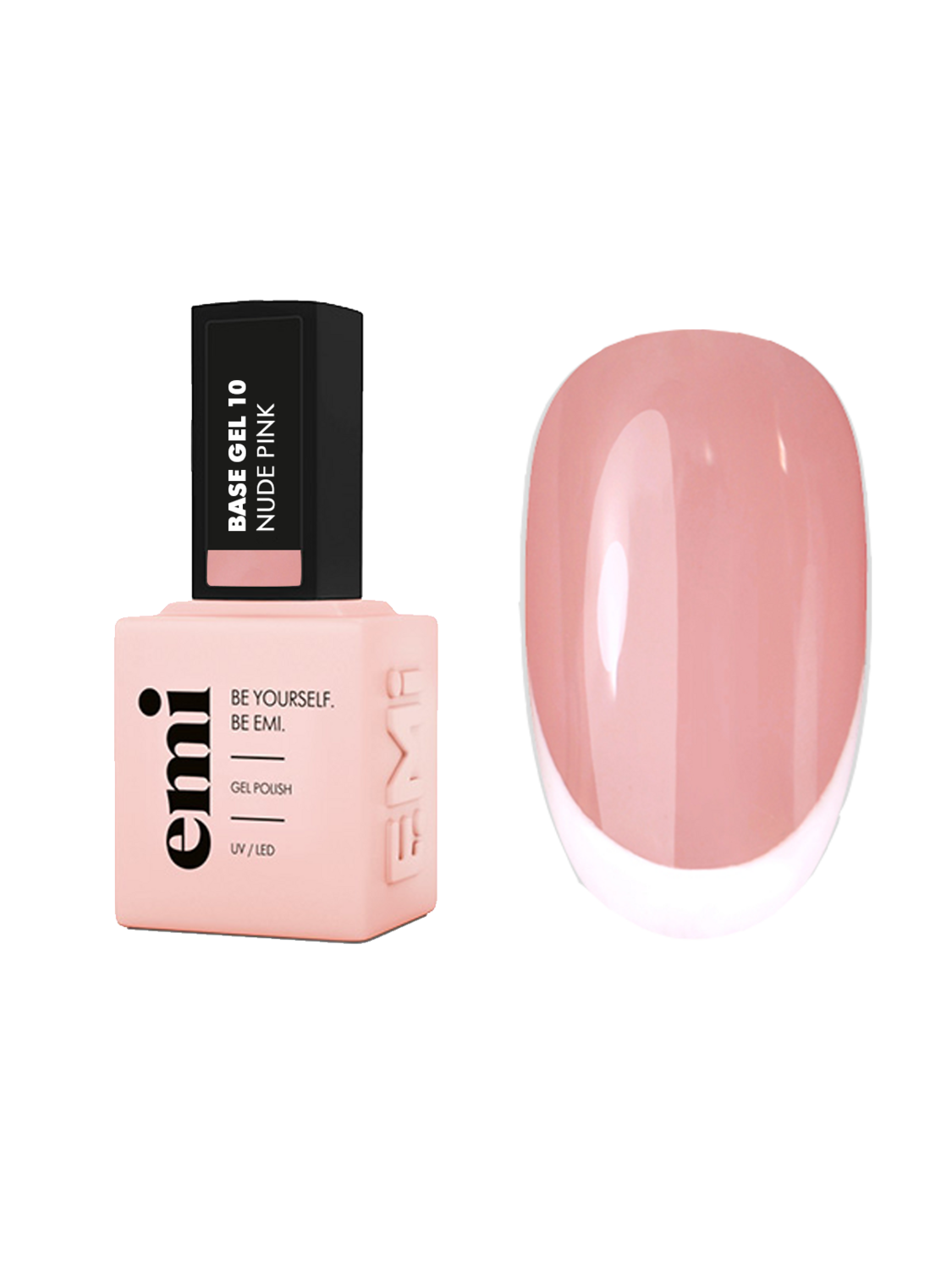 E.MiLac Base Gel Nude Pink #10 15ml.