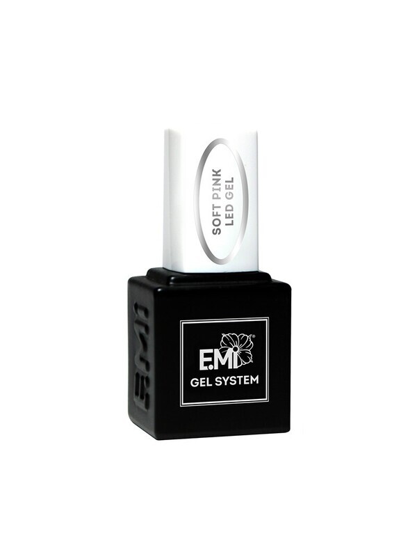 Soft Pink LED Gel in bottle, 9 ml.