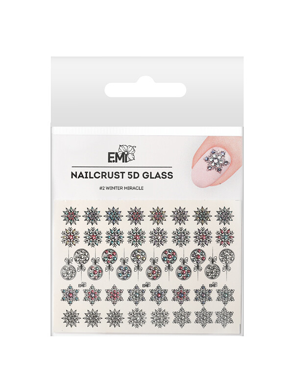 NAILCRUST 5D GLASS #2 Winter Miracle