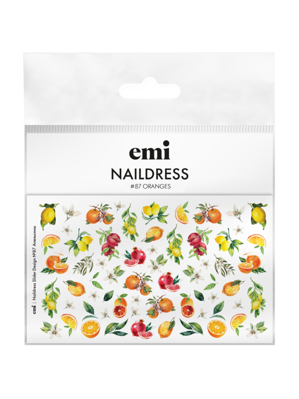Naildress Slider Design #87 Oranges