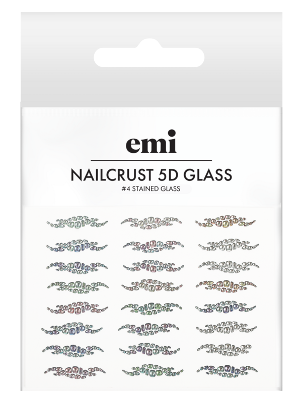 NAILCRUST 5D GLASS #4 Stained Glass