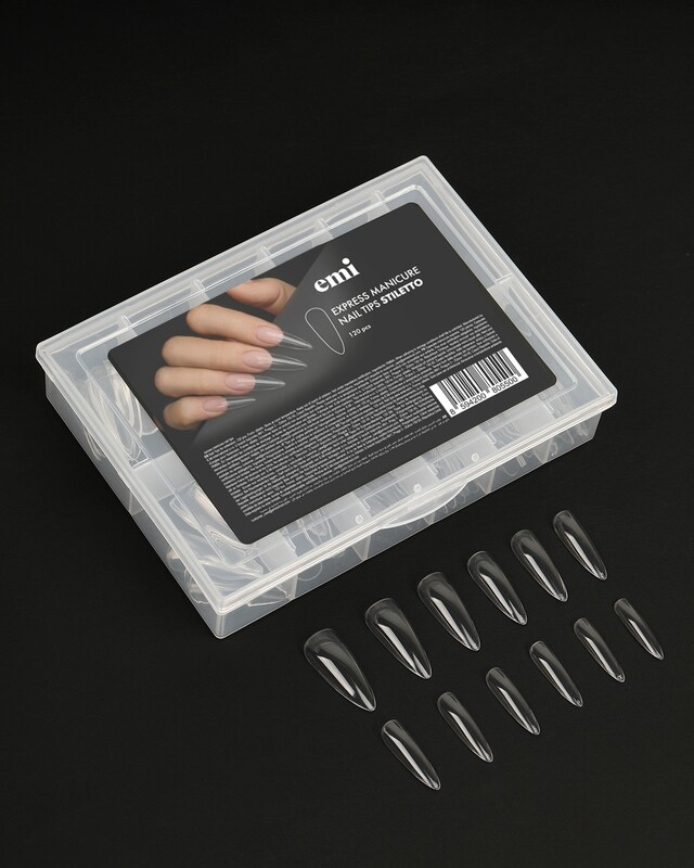Express manicure nail tips Stiletto 120pcs.