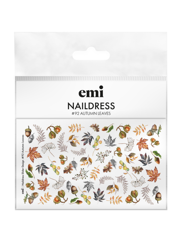Naildress Slider Design #92 Autumn Leaves