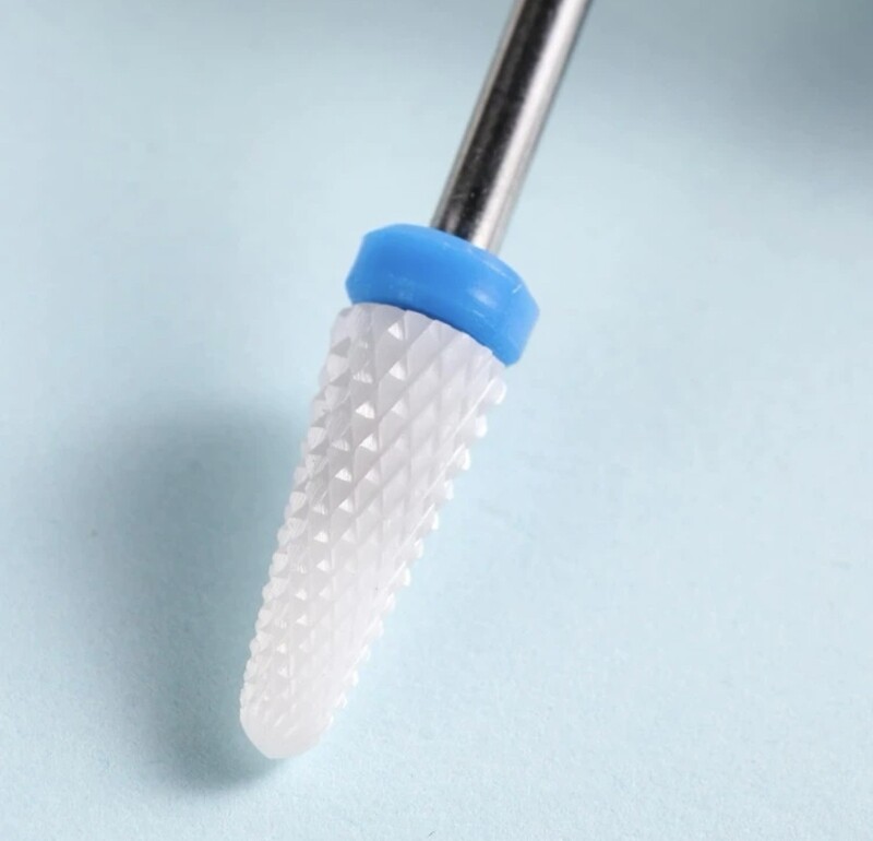 Φρέζα κεραμική, Κώνος, 5,5 mm, Μπλε κρίκος