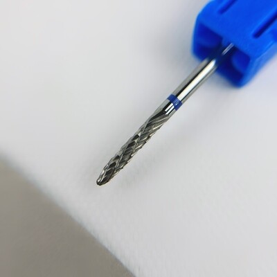 Φρέζα καρβιδίου, Φλόγα, 2,5 mm, Μπλε κρίκος