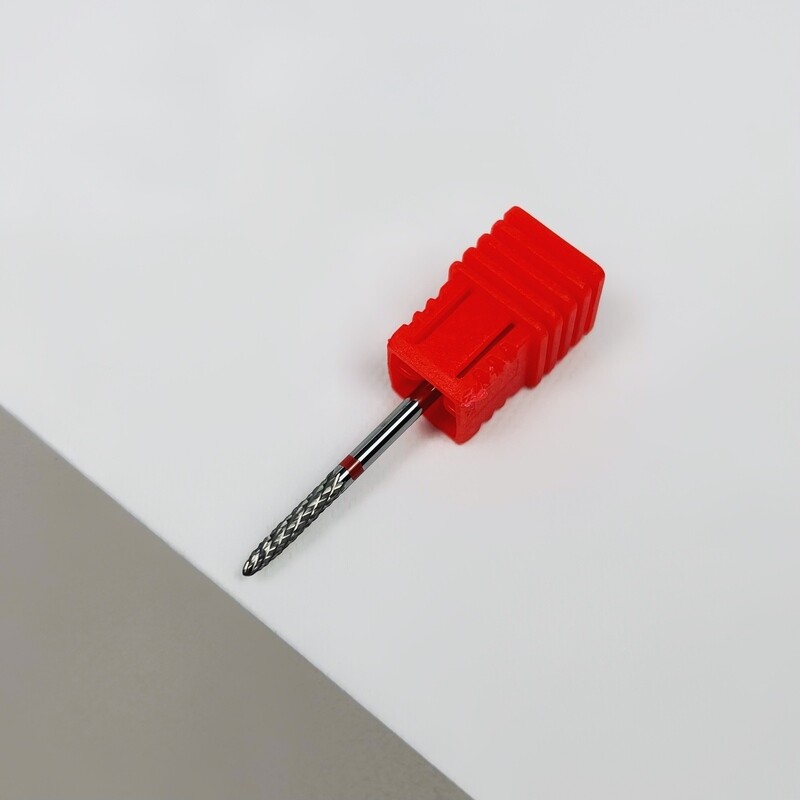 Φρέζα καρβιδίου, Φλόγα, 2,7 mm, Κόκκινος κρίκος