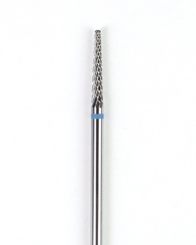 Cone-shaped Carbide Rotary File, 2,3 mm, Medium abrasiveness