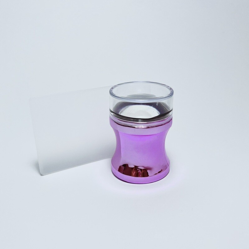 Nail stamper Pink (big) with scraper