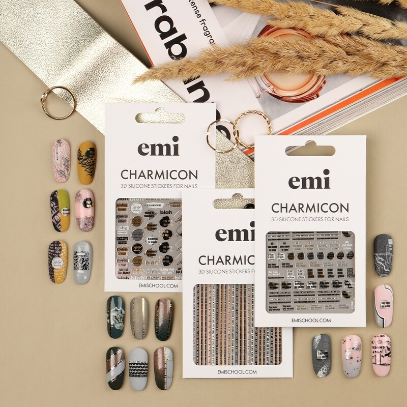 Charmicon 3D Silicone Stickers #240 Beauty in details