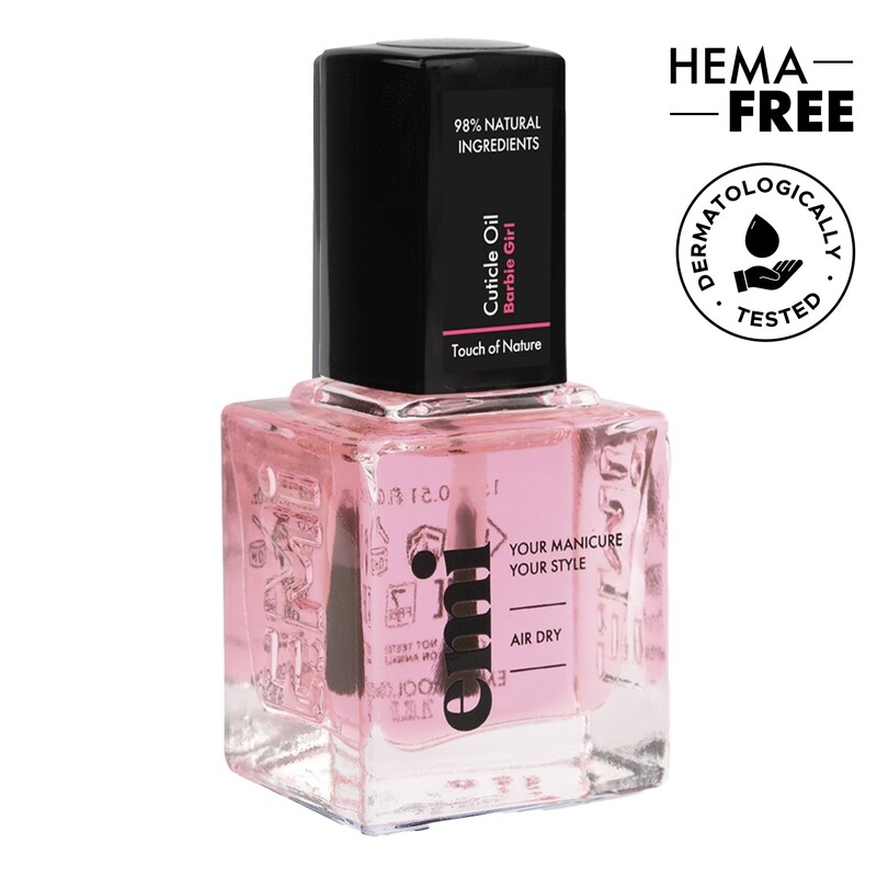 Cuticle Oil Barbie Girl Touch of Nature, 15 ml.