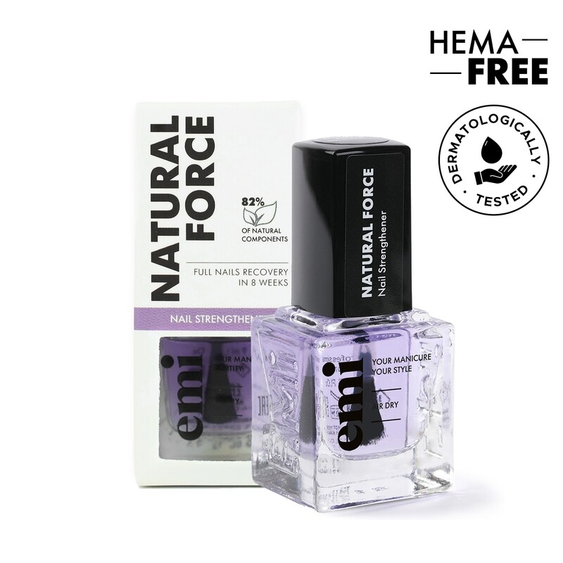 Nail Strengthener Natural Force, 9 ml.