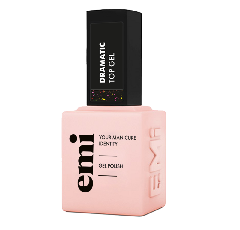 E.MiLac Dramatic Top Gel, 9 ml.