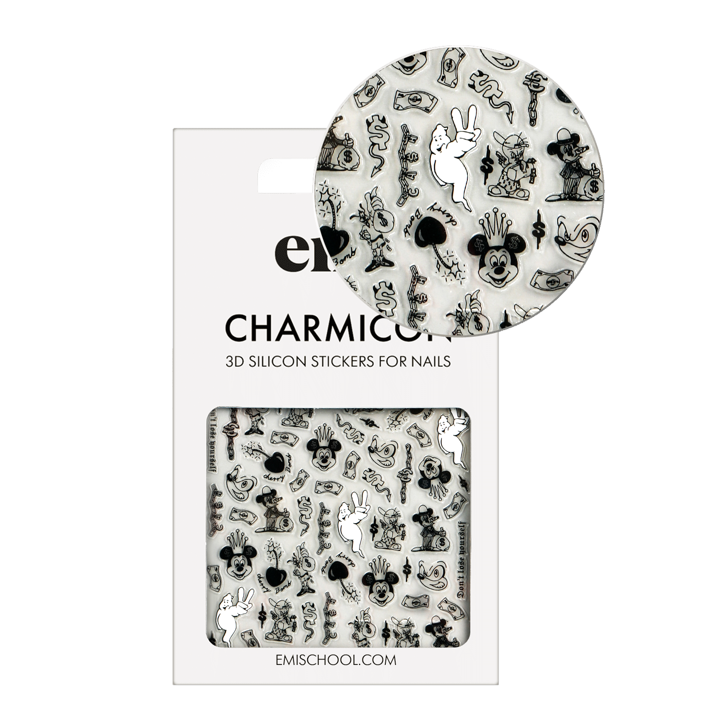 Charmicon 3D Silicone Stickers #247 Сomics