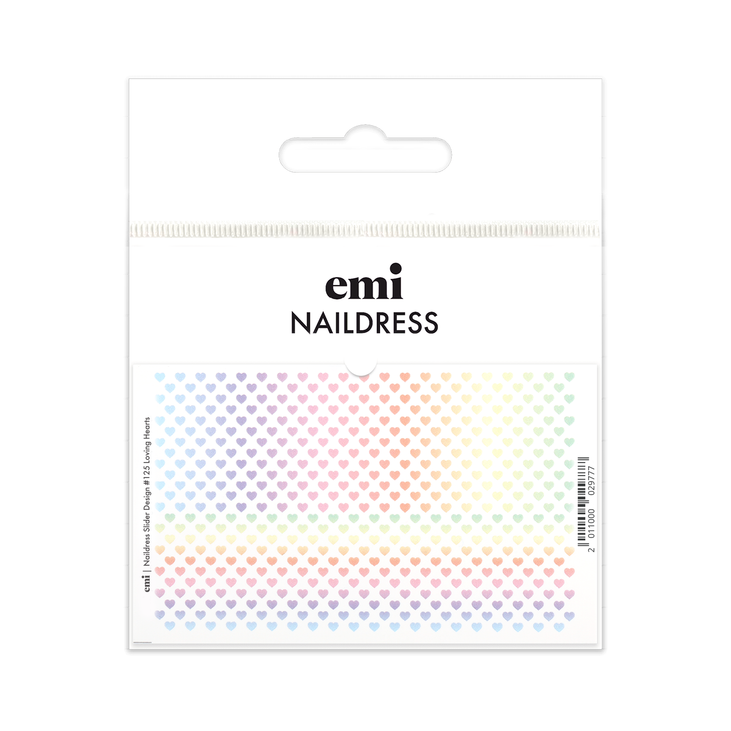 Naildress Slider Design #125 Loving hearts