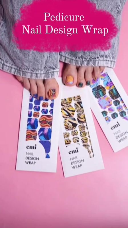 Pedicure nail wraps #6 Hunting season