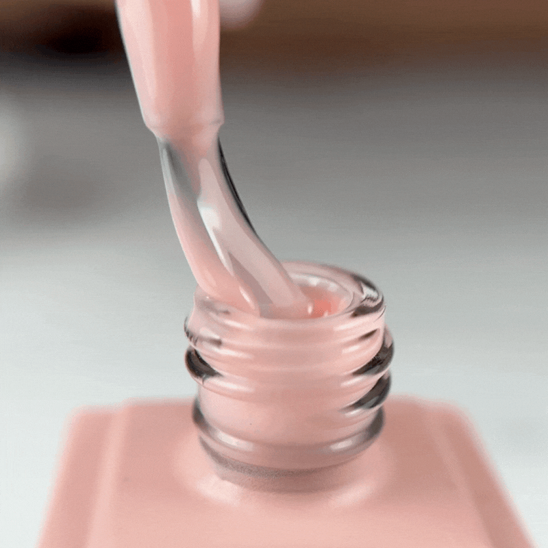 E.MiLac Base Gel Creamy Apricot #18, 9 ml.