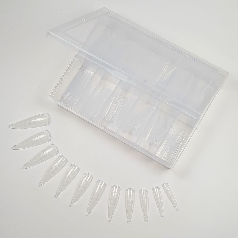 Dual Forms Almond Stilleto, Full Cover (Αμύγδαλο Stilleto, Ολόκληρη Κάλυψη) 120pcs.