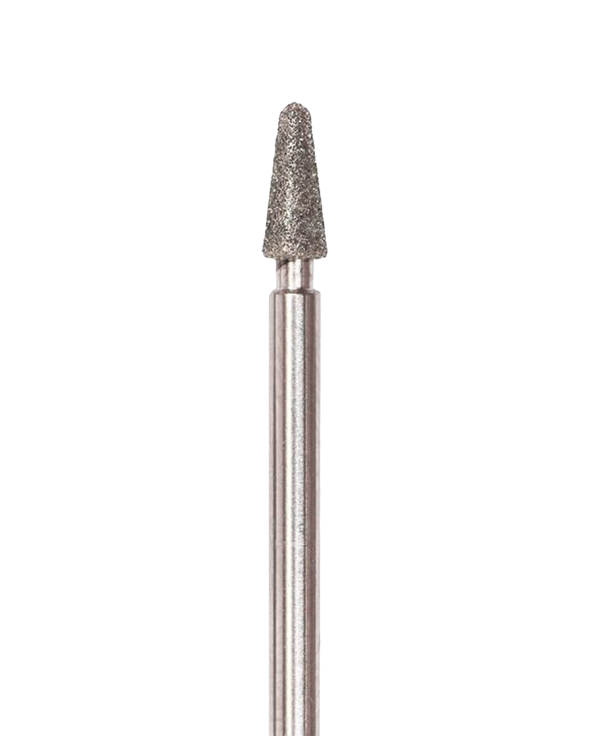 Rounded, cone-shaped diamond coated rotary file, 3 mm, Medium abrasiveness