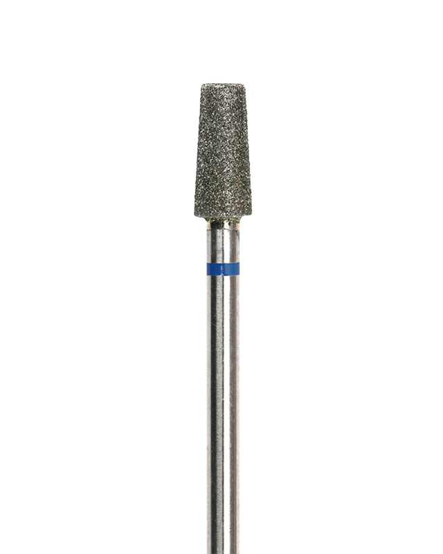 Frustum-shaped Diamond Coated Rotary File, 4 mm, Medium abrasiveness