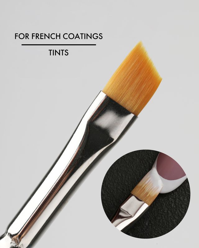 Brush Beveled square for french manicure #6