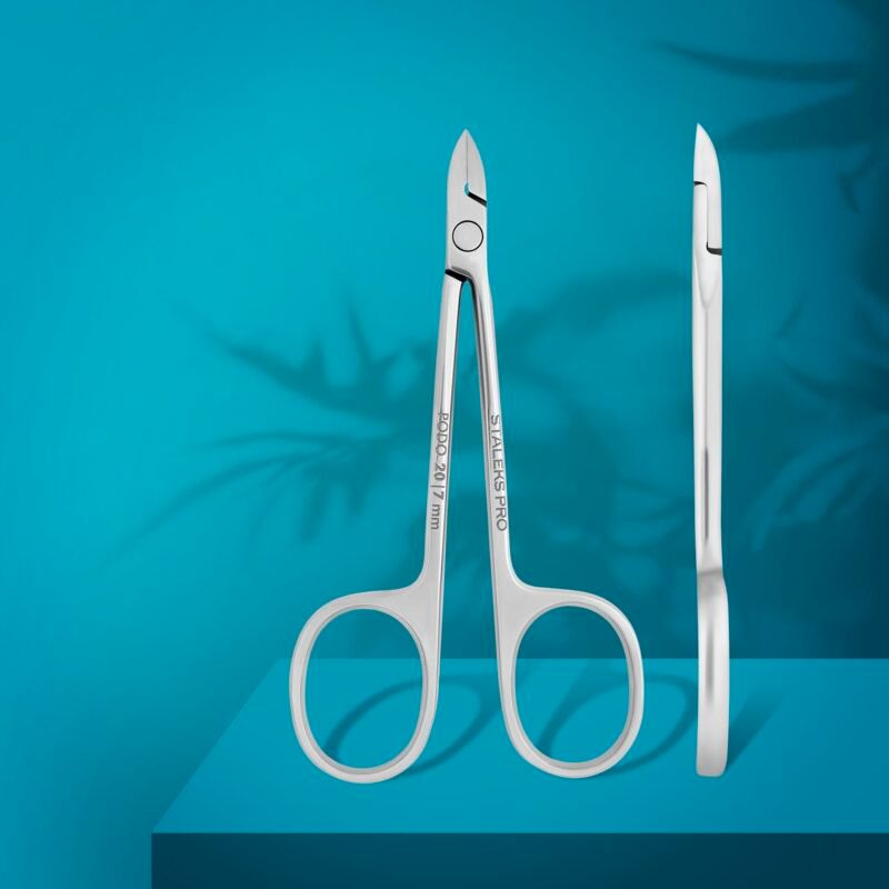 Podology scissors style nippers for cuticle and callus PODO 20 7 mm