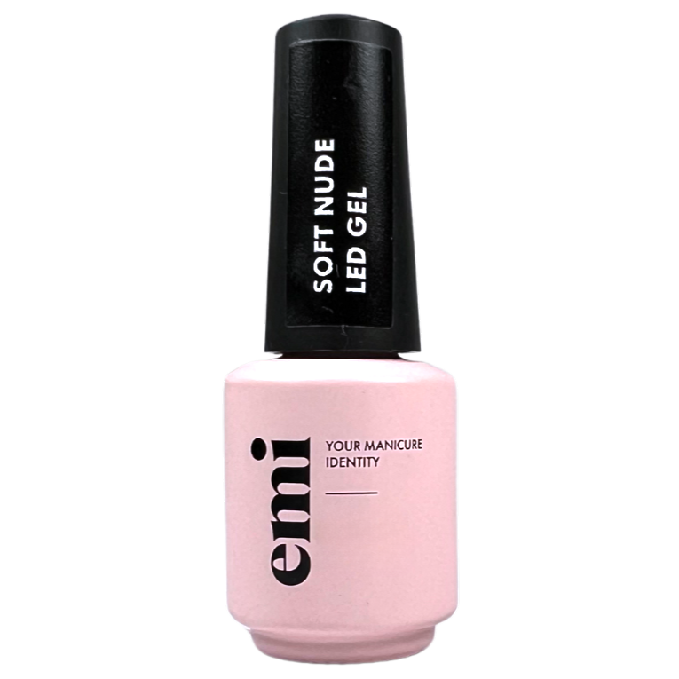 Soft Nude LED Gel in bottle, 7ml.