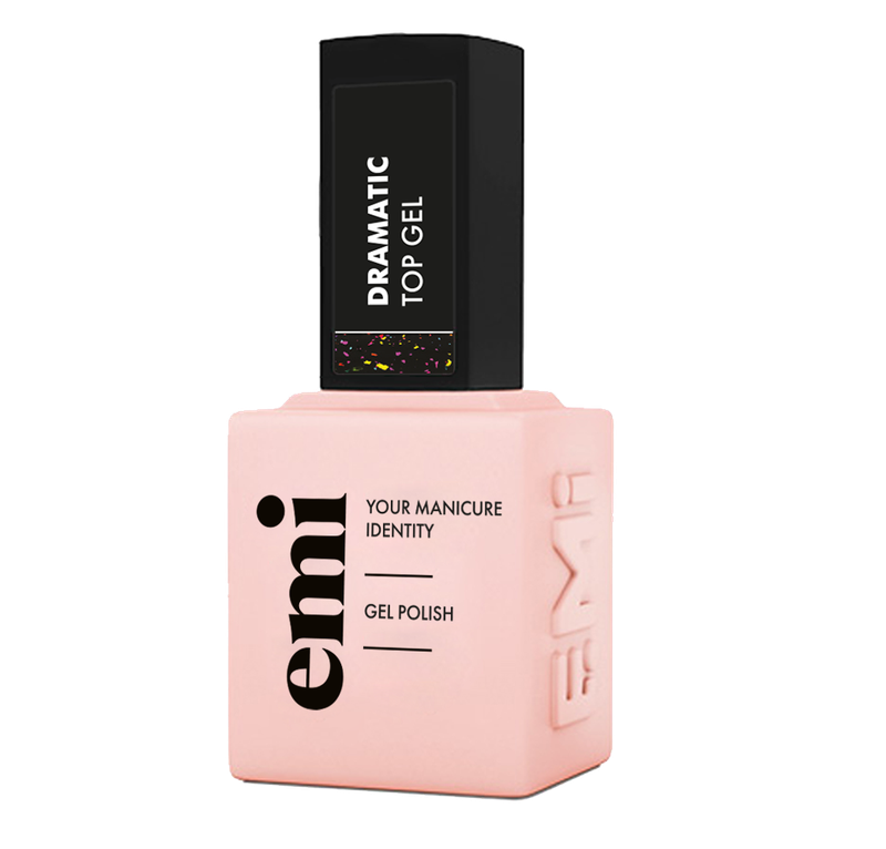 E.MiLac Dramatic Top Gel, 9 ml.